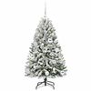 vidaXL Árbol de Navidad artificial Verde y 120 cm PVC y Metal