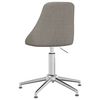 vidaXL Silla de oficina giratoria tela gris oscuro