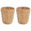 vidaXL Papelera para Desechos 2 uds. Jacinto de agua 26 x 26 x 29 cm