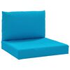 vidaXL Cojines para palets 2 unidades tela Oxford azul claro