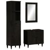 vidaXL Conjunto de muebles de ba&ntilde;o 3 piezas madera maciza de mango