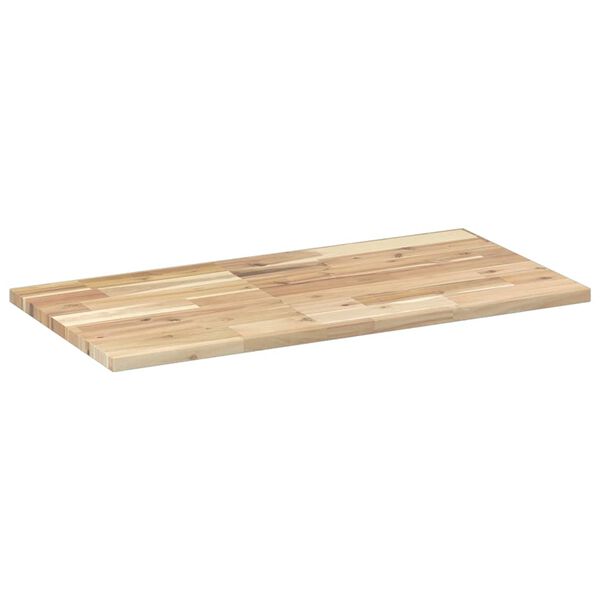 vidaXL Estantes flotantes 2 uds madera acacia sin tratar 80x40x2 cm