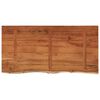 vidaXL Encimera de ba&ntilde;o rectangular madera maciza acacia 120x60x3,8 cm