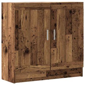 vidaXL Estanter&iacute;a madera ingenier&iacute;a madera envejecida 82,5x30,5x80 cm