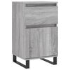 vidaXL Aparadores 2 uds madera de ingenier&iacute;a gris Sonoma 40x35x70 cm