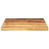 vidaXL Tablero de mesa cuadrado madera maciza de mango 60x60x2,5 cm