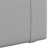vidaXL Cabecera Colgante Liso Gris Nube 100 x 55 x 5 cm tela