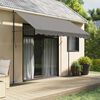 vidaXL Toldo retr&aacute;ctil de tela y acero gris antracita 300x150 cm