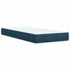 vidaXL Cama box spring con colch&oacute;n terciopelo azul oscuro 80x200 cm