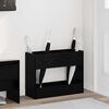 vidaXL Soporte de Sombrilla Roble Negro 65 x 24 x 50 cm
