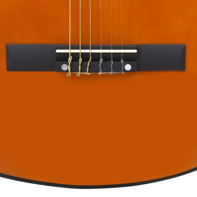 vidaXL Set de guitarra clásica para principiantes 12 piezas 4/4 39"