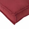 vidaXL Coj&iacute;n de Palet Rojo vino tinto 180 x 40 x 8 cm Tela Oxford