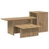 vidaXL Mesa Consola Roble artisan 91,5 x 35 x 38,5 cm
