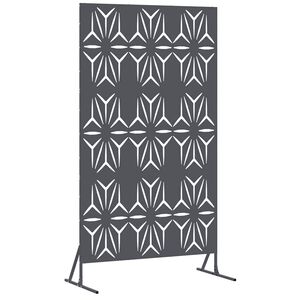 vidaXL Pantalla de Privacidad 100 x 50 x 180 cm Acero Gris antracita