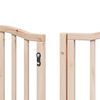 vidaXL Puerta para perros plegable 9 paneles madera de álamo 450 cm