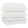 vidaXL Edred&oacute;n con almohada 3 uds. Microfibra