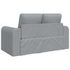 vidaXL Sof&aacute; cama 60cm Gris Claro tela