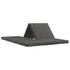 vidaXL Sof&aacute; Cama Plegable 140 x 67 x 15 cm Gris oscuro