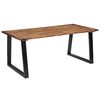 vidaXL Mesa de comedor madera maciza de acacia 180x90 cm