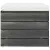 vidaXL Muebles de jard&iacute;n de palets 4 piezas cojines madera maciza pino