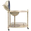 vidaXL Mueble bar soporte de pie bola del mundo madera eucalipto verde