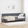 vidaXL Estructura de cama en esquina Gris oscuro 80 x 200 cm