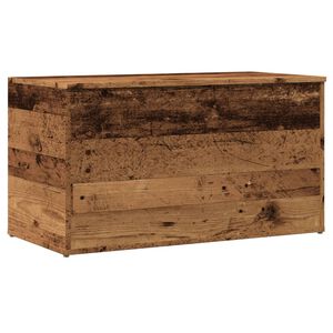 vidaXL Ba&uacute;l de almacenamiento madera ingenier&iacute;a envejecida 84x42x46 cm