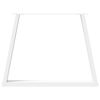 vidaXL Patas para mesa de comedor en forma de V (3 unidades), color blanco, 100 x (72-73,3) cm, acero