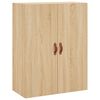 vidaXL Armario de pared 2 unidades roble Sonoma 69,5x34x90 cm