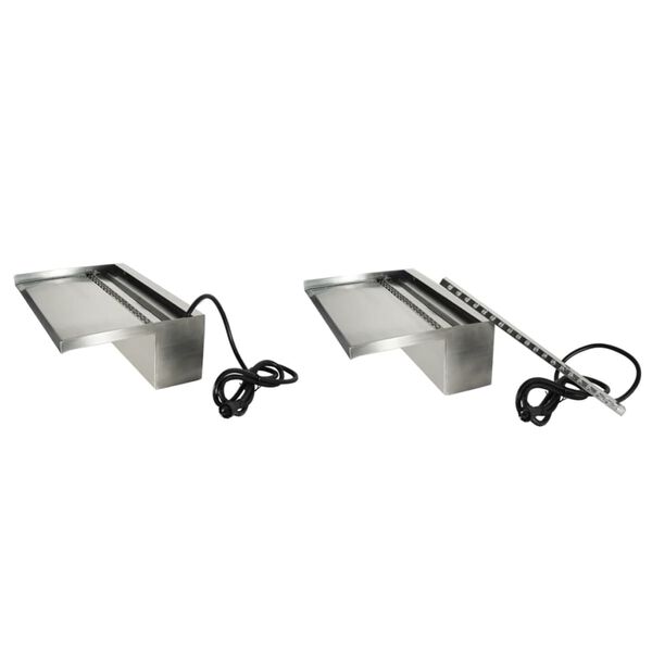 Ubbink Cascada Niagara LED 30 cm plateada 1312124