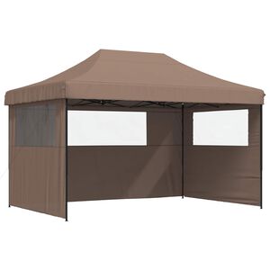 vidaXL Carpa de Fiesta Marr&oacute;n 292 x 440 x 315 cm Tela Oxford