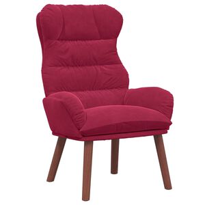 vidaXL sill&oacute;n Rojo vino 69 x 74 x 93 cm Terciopelo