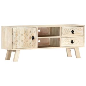 vidaXL Mueble para TV de madera maciza de mango 110x30x44 cm