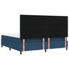 vidaXL Cama tipo Box Spring con colch&oacute;n con LED Azul 200 x 200 cm tela