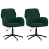 vidaXL Sillas de escritorio giratorias 2 uds. 54 x 55 x 90 cm