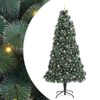 vidaXL &Aacute;rbol de Navidad Artificial Preiluminado con Juego de Bolas PET