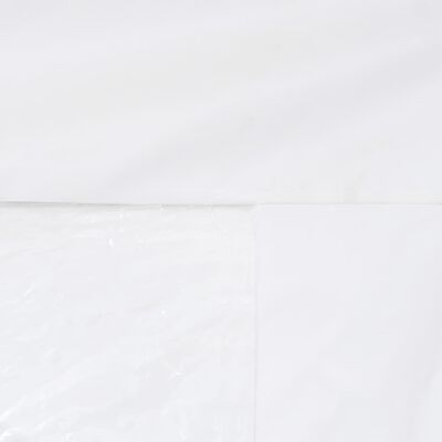 vidaXL Pared lateral para cenador PVC con ventana 2x2m blanco 550 g/m²