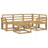 vidaXL Conjunto de sof&aacute;s de exterior 5 pcs Blanco 59 x 59 x 37 cm