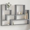 vidaXL Estanter&iacute;a de pared madera ingenier&iacute;a gris Sonoma 96x12x64 cm