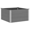 vidaXL Arriate de WPC gris 100x100x54 cm