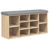 vidaXL Zapatero madera de ingenier&iacute;a roble Sonoma 102x32x50 cm