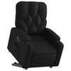 vidaXL Sill&oacute;n reclinable y elevable el&eacute;ctrico cuero sint&eacute;tico negro