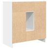 vidaXL Aparador con cajones y puertas blanco 70,5x34x74,5 cm