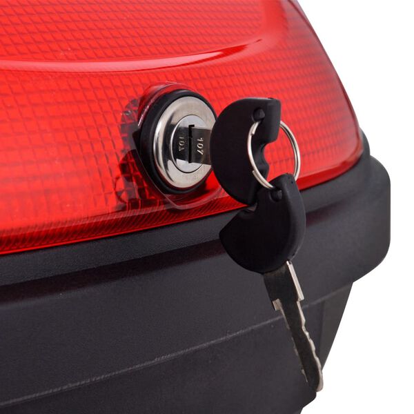 vidaXL Baúl para motos 2 cascos 72 L