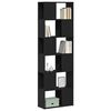 vidaXL Librer&iacute;a/Biblioteca biombo roble negro 60x24x186 cm