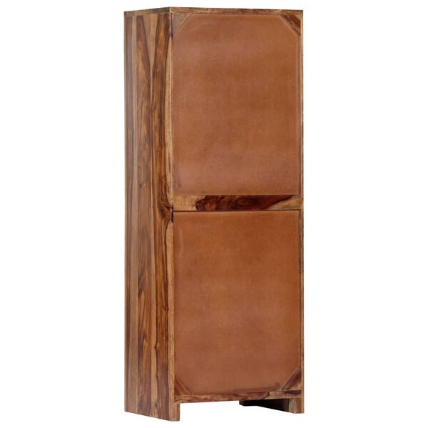 vidaXL Aparador de madera maciza de acacia 40x30x110 cm