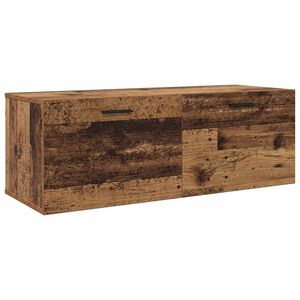 vidaXL Armario de pared Madera vieja 100 x 36,5 x 35 cm