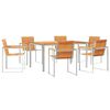 vidaXL Conjunto de Comedor de Jard&iacute;n 7 uds.
