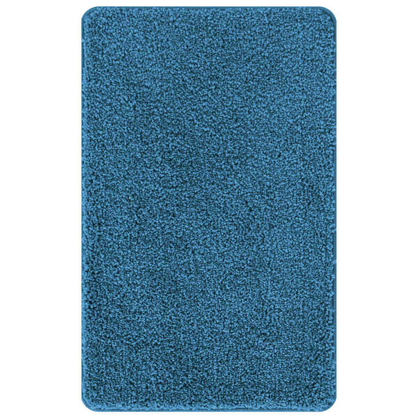 vidaXL Alfombrilla de ba&ntilde;o antideslizante Azul 50 x 80 cm PP
