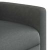 vidaXL Sill&oacute;n reclinable de masaje de tela gris oscuro